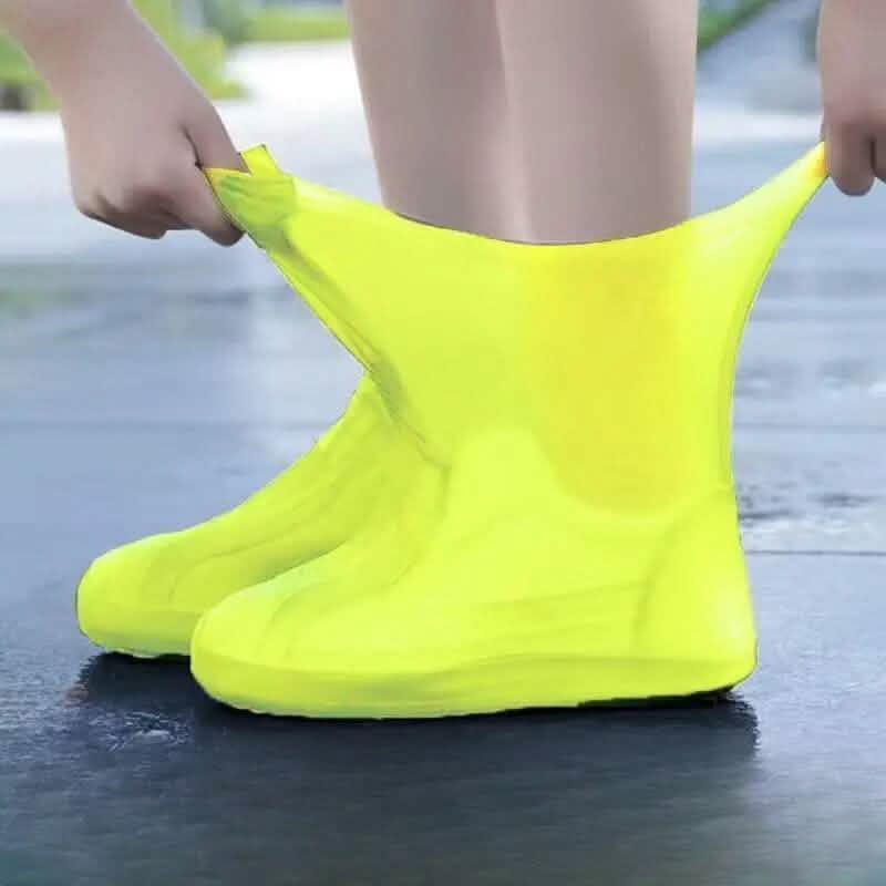 3-Paar: Outdoor Latex Regenstiefel Wasserdichte Schuhüberzieher