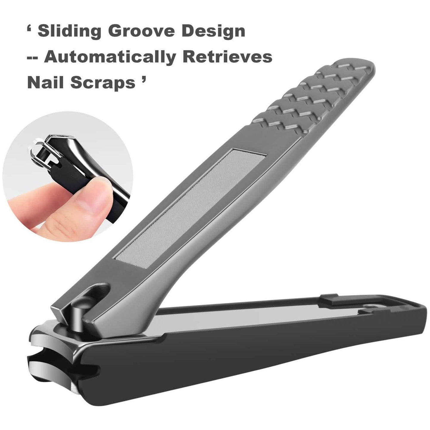 3-teilig: Großes Nagelknipser-Set