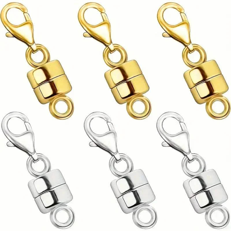 3-teilig: Magnetischer Karabinerverschluss Halsketten-Konverter mit starkem Magnetverschluss