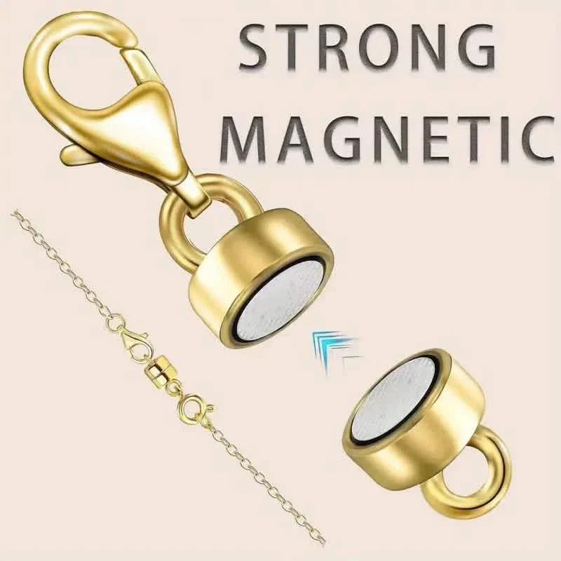 3-teilig: Magnetischer Karabinerverschluss Halsketten-Konverter mit starkem Magnetverschluss