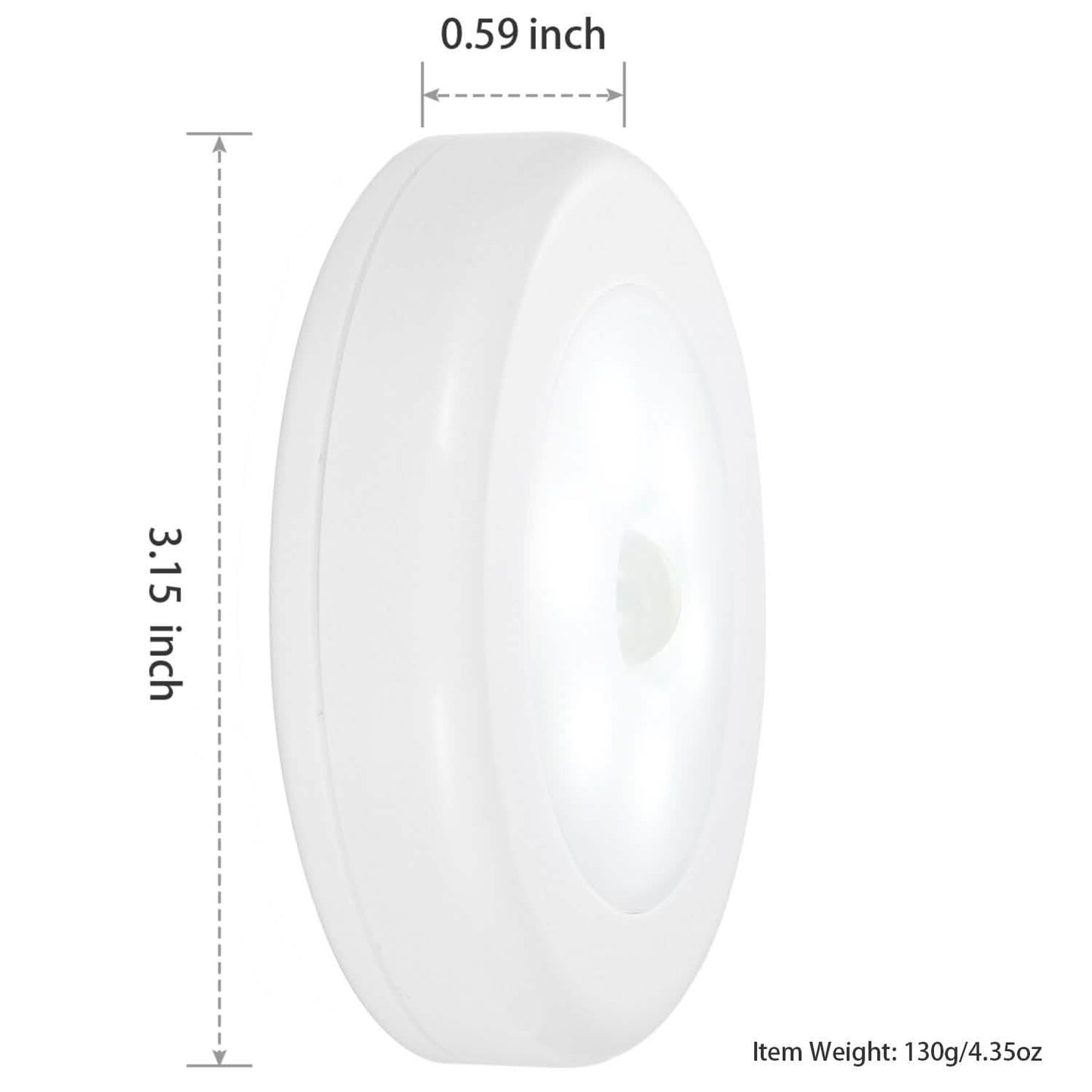 3er-Pack: Bewegungssensor LED-Nachtlicht zum Aufkleben, kabellos