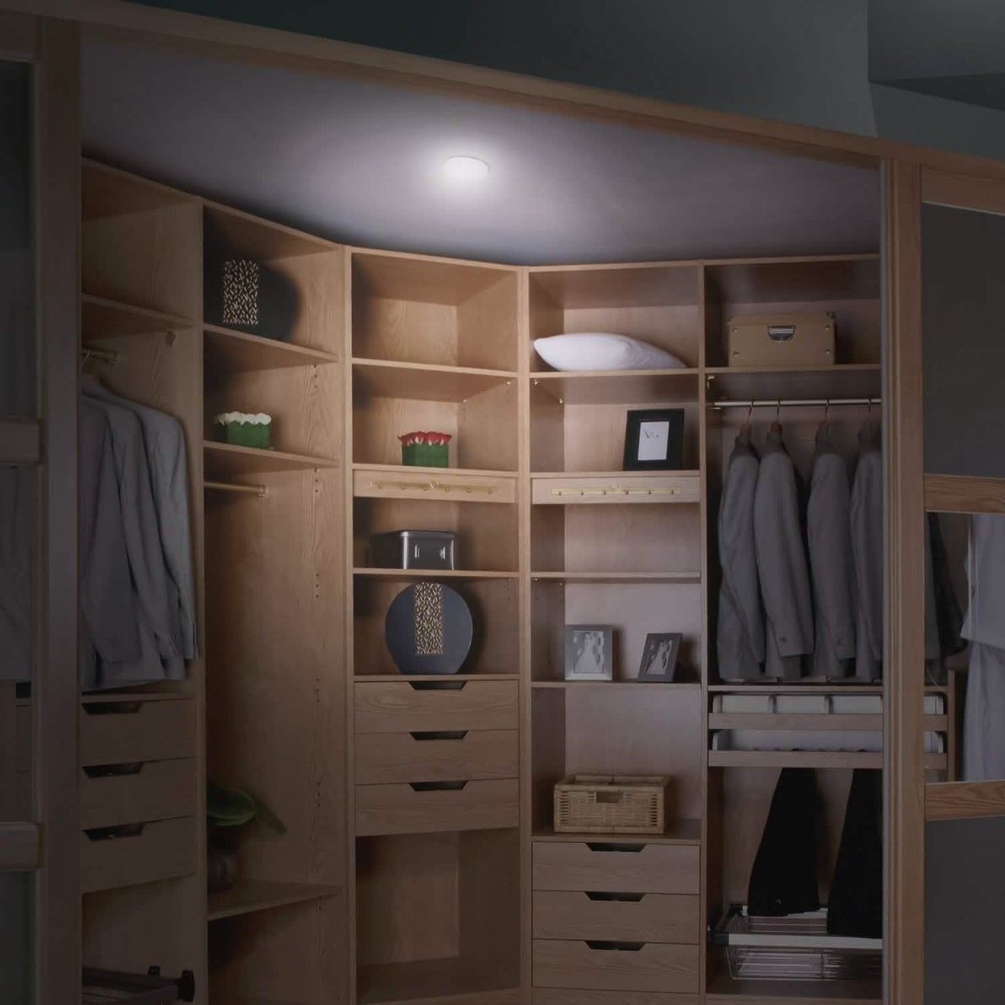 3er-Pack: Bewegungssensor LED-Nachtlicht zum Aufkleben, kabellos