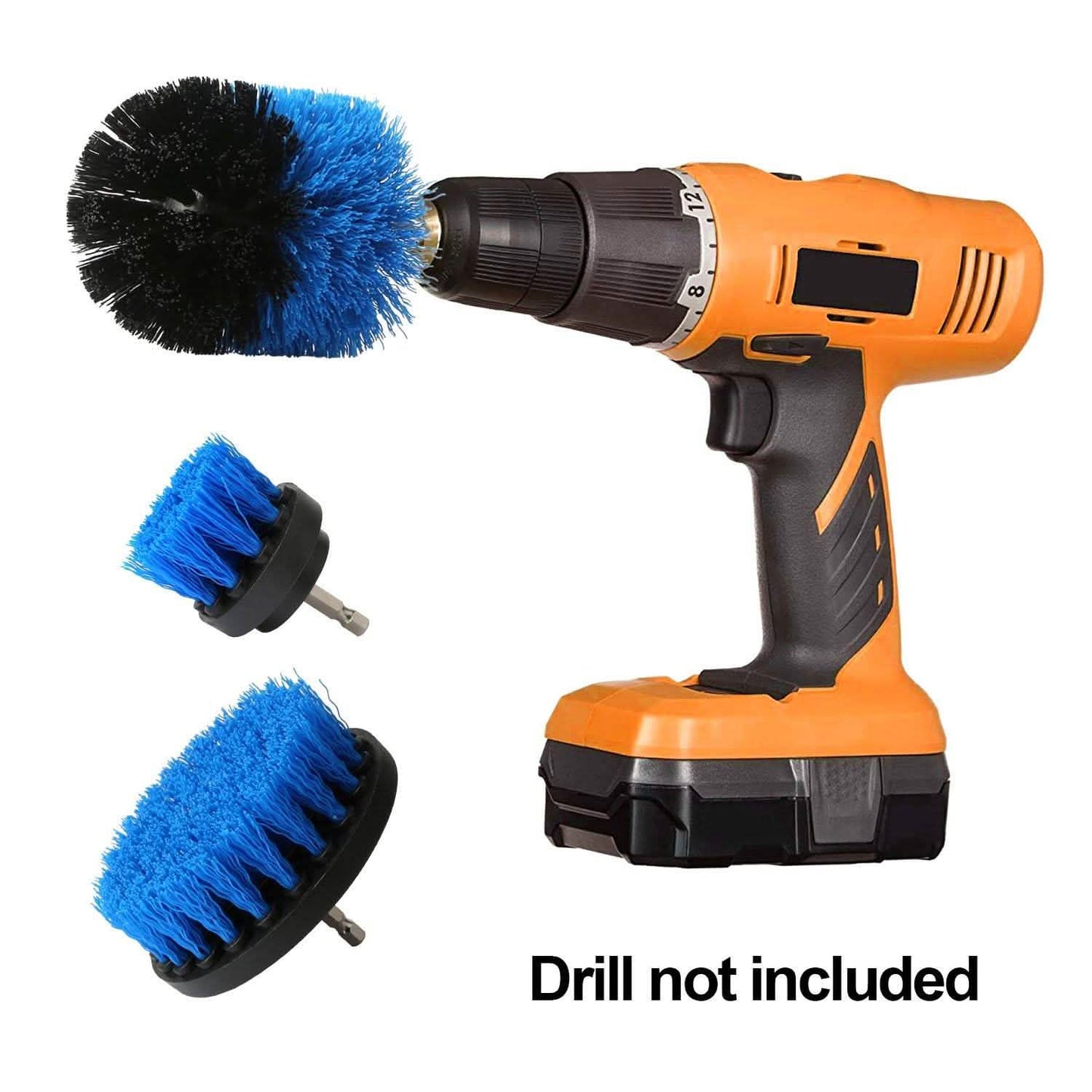 3-teiliges Set: Bohrbürsten-Power-Scrubber