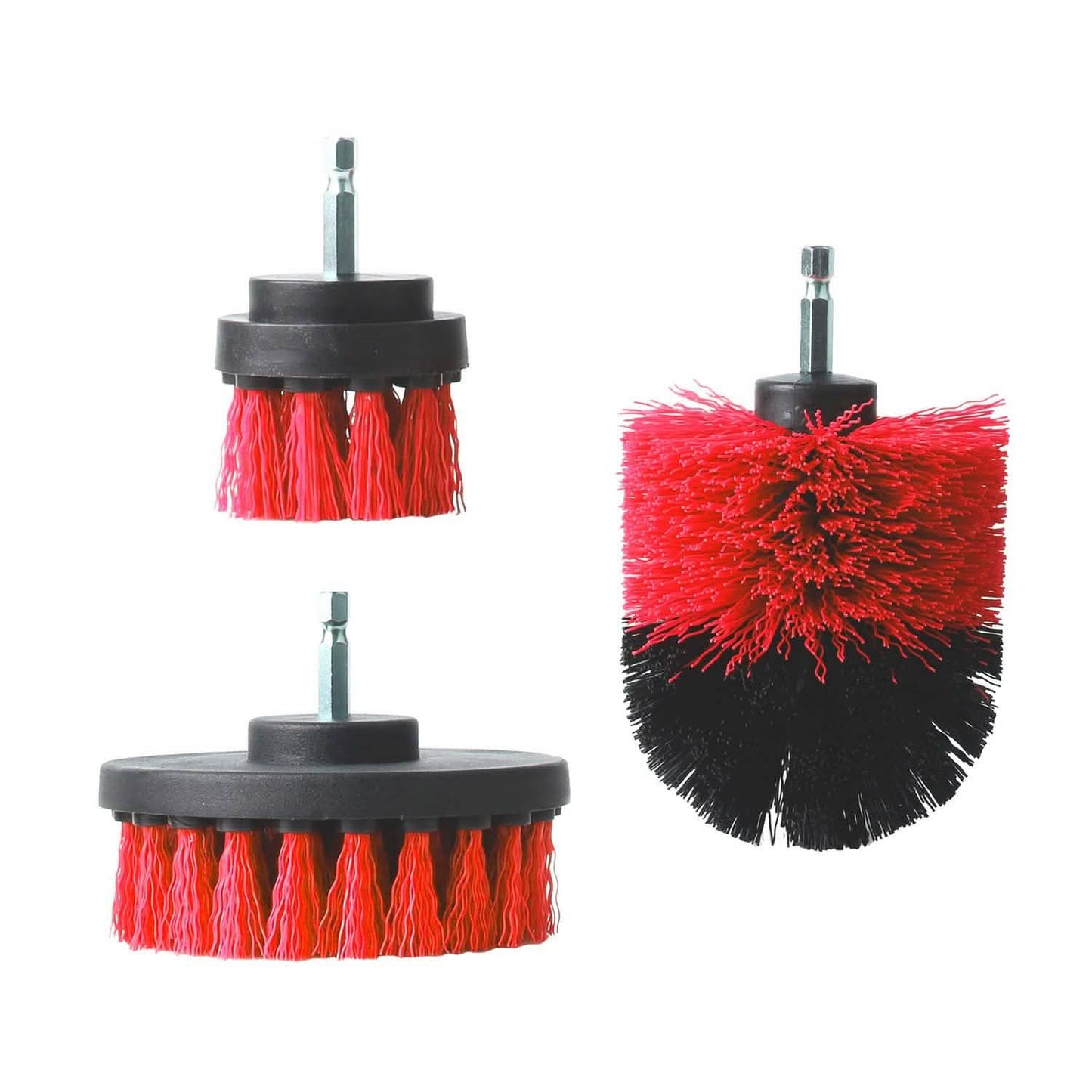 3-teiliges Set: Bohrbürsten-Power-Scrubber