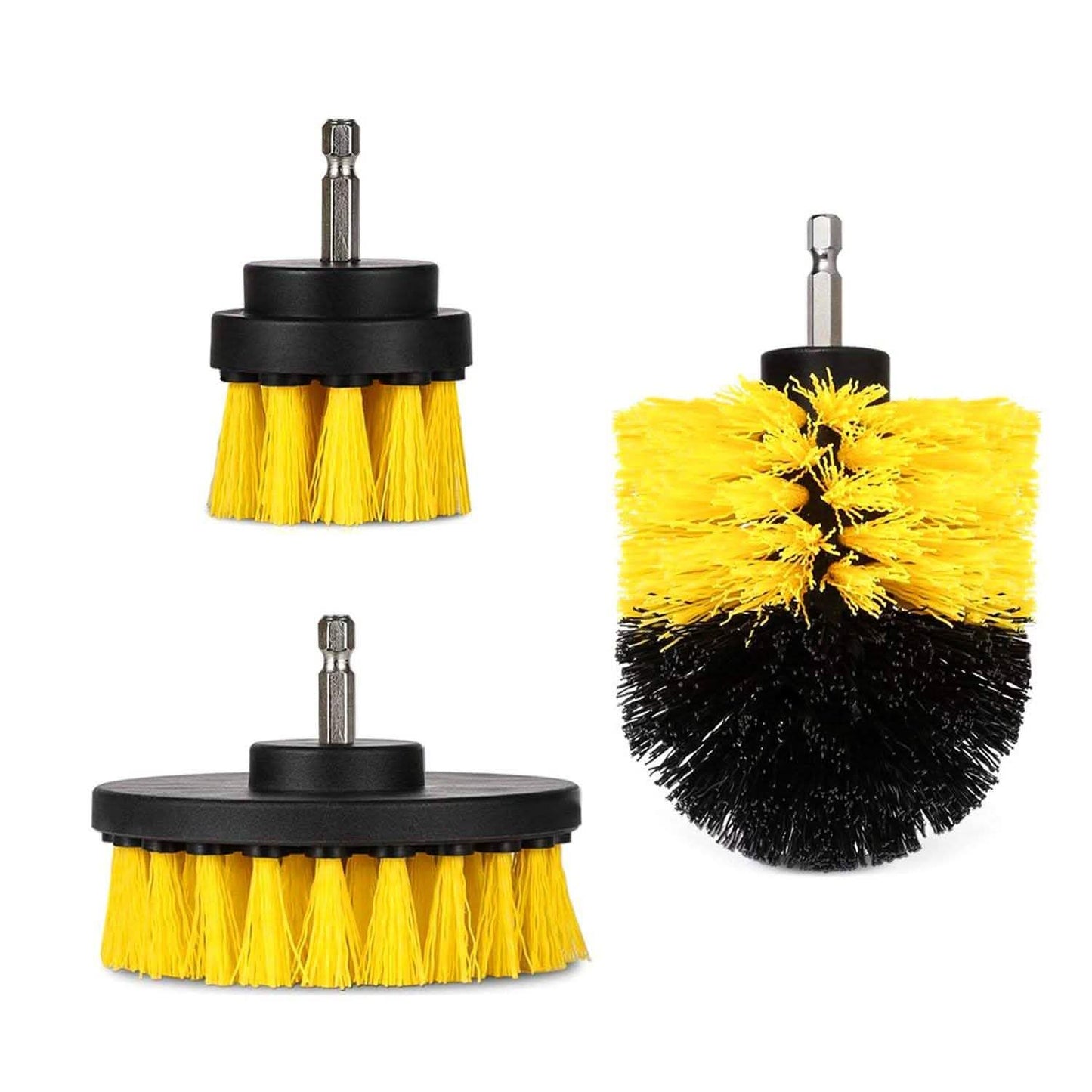 3-teiliges Set: Bohrbürsten-Power-Scrubber