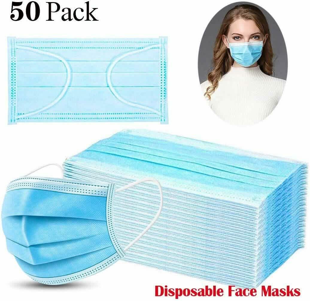 3-lagige Einwegmasken Nicht-medizinische hygienische chirurgische Ohrschleifen-Gesichtsmaske Los