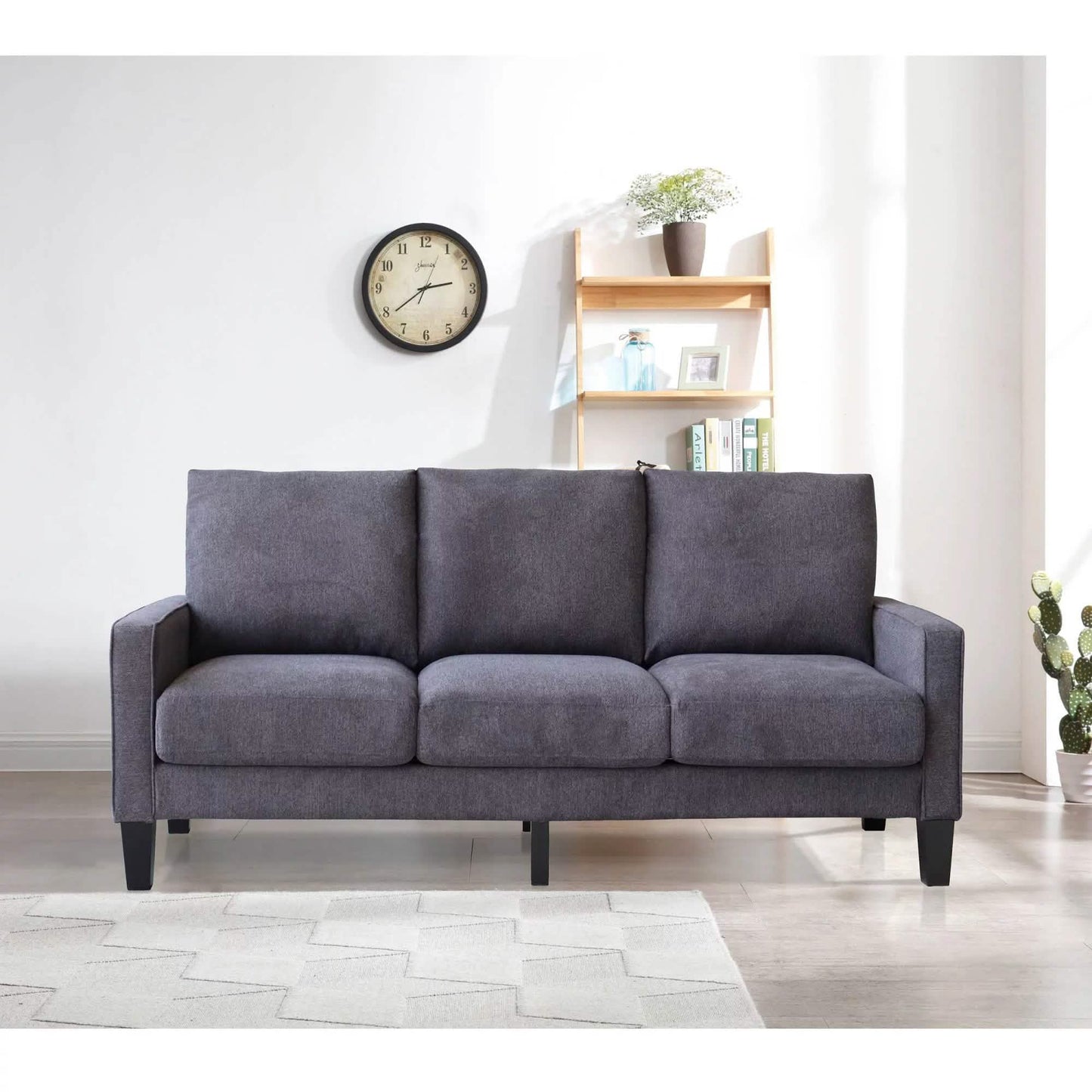 3-Sitzer-Sofa für Wohnzimmer – Modernes Stoffsofa mit Stauraum