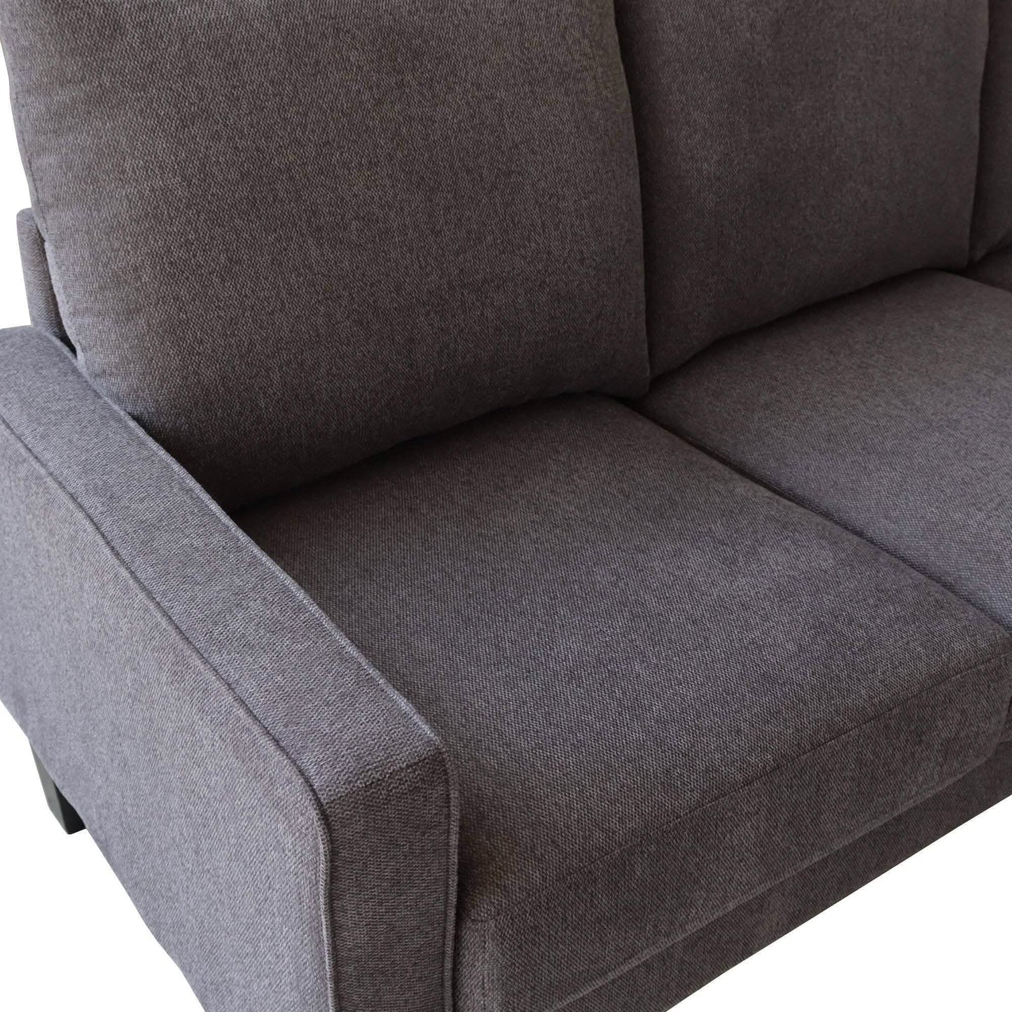 3-Sitzer-Sofa für Wohnzimmer – Modernes Stoffsofa mit Stauraum