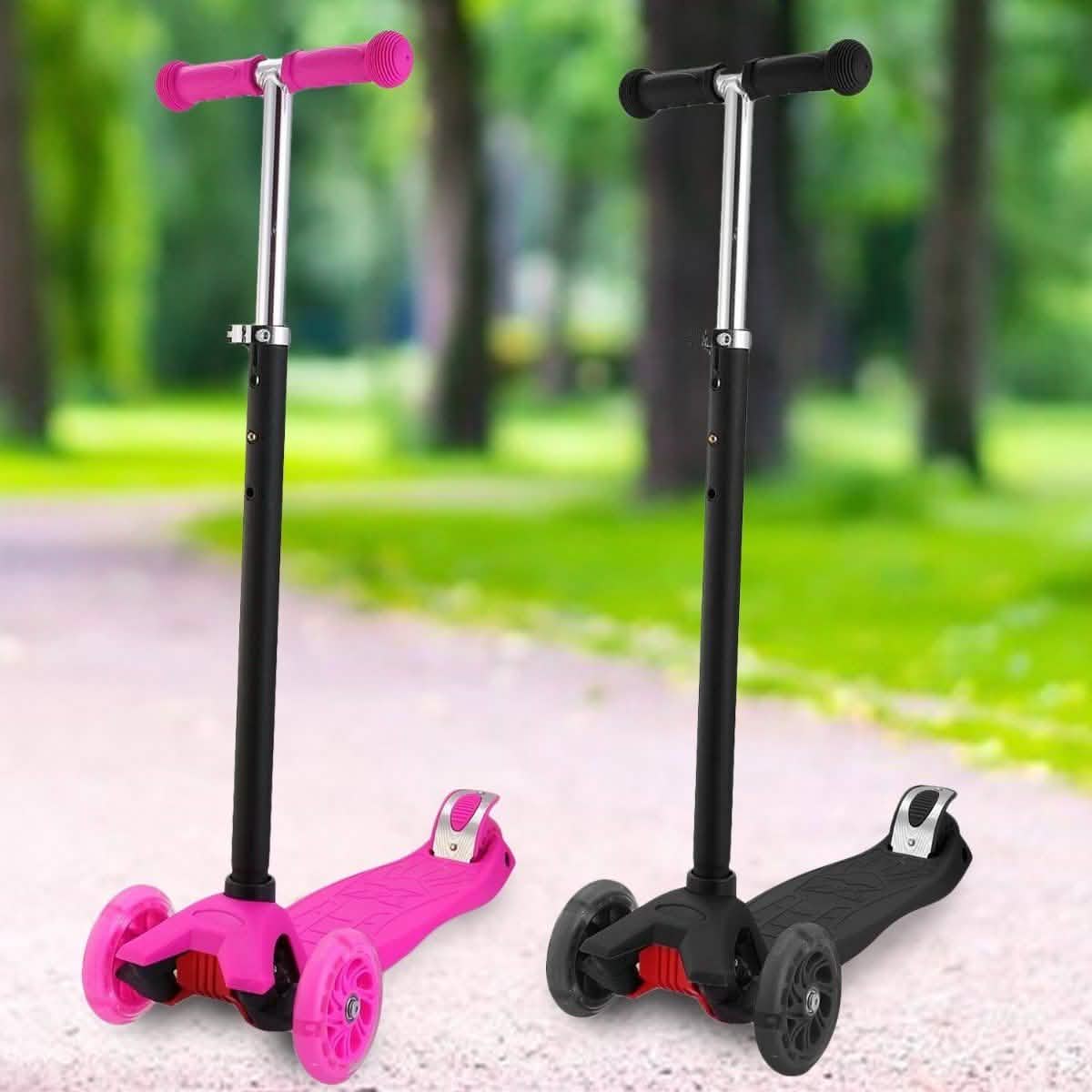 3-Rad LED-Kick-Scooter für Kinder – Flashing Scooter, höhenverstellbar