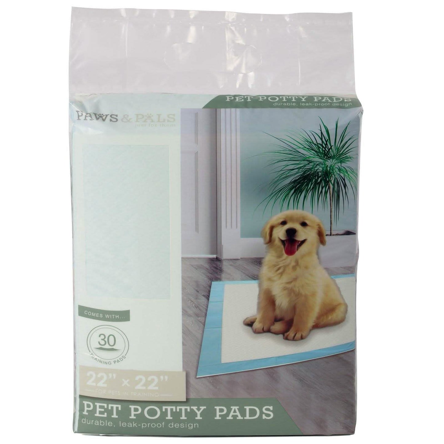 30er-Pack: Paws & Pals Welpen-Urinalmatten für das Toilettentraining, auslaufsicher