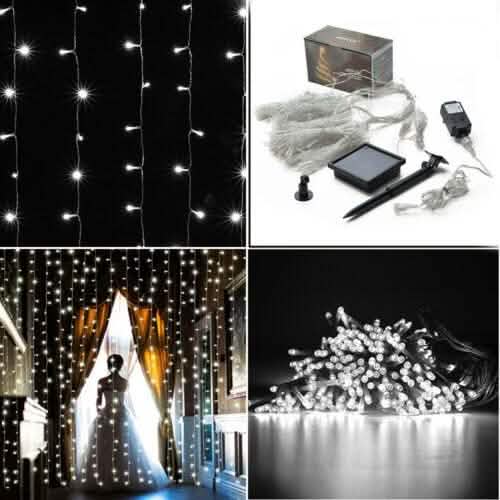 300 LED 3M Wasserdichte Sternenlichterketten mit Netzstecker-Controller