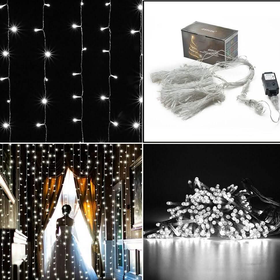 300 LED 3M Wasserdichte Sternenlichterketten mit Netzstecker-Controller