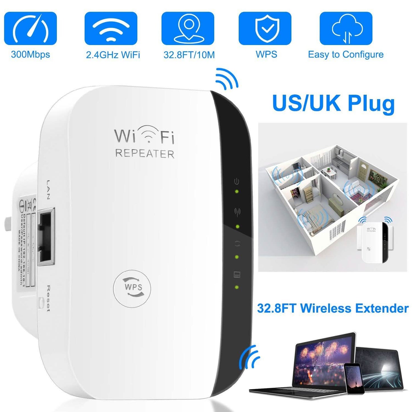 300 MBit/s WLAN Repeater