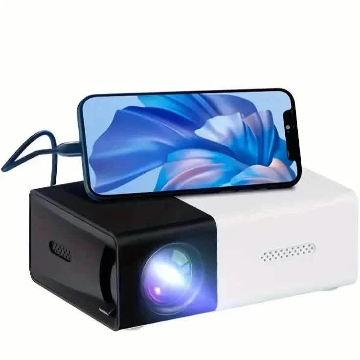 HD-Mini-Beamer mit über 3000 Lumen und Fernbedienung