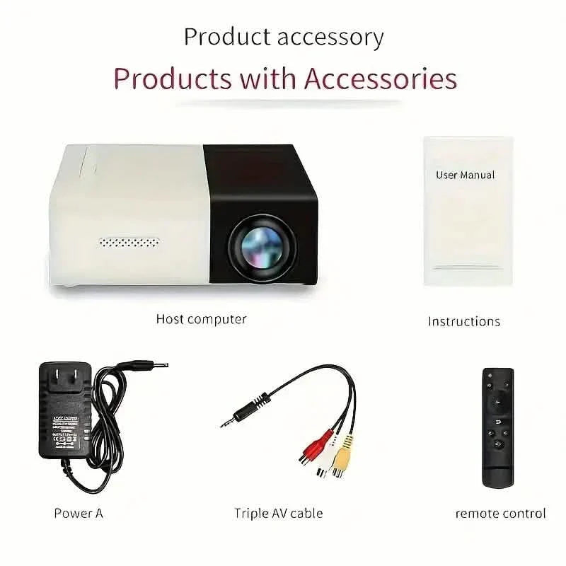 3000+ Lumen VividView Mini-HD-Beamer