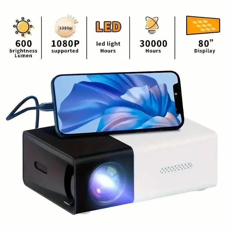 3000+ Lumen VividView Mini-HD-Beamer