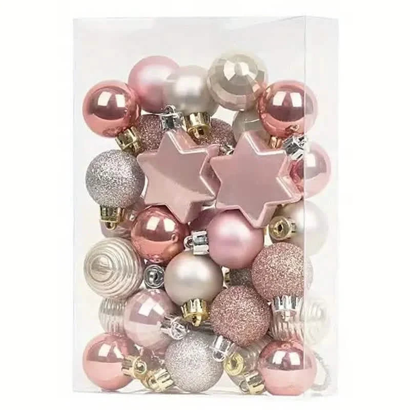 33-teilig: Weihnachtsbaumspitze Glitzerstern