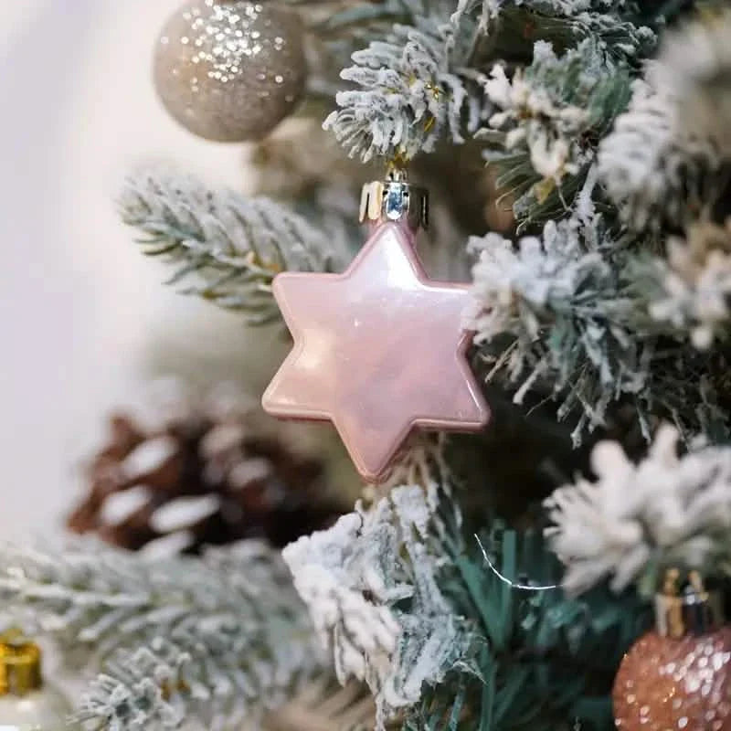 33-teilig: Weihnachtsbaumspitze Glitzerstern