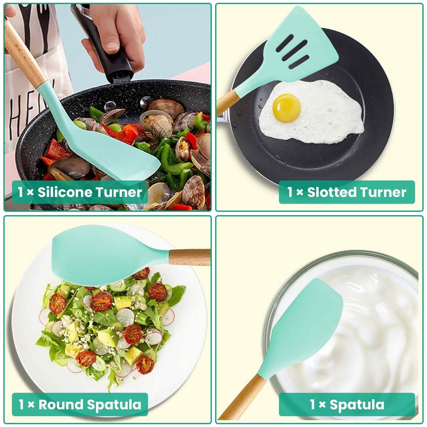 35-teilig: Küchenutensilien-Set