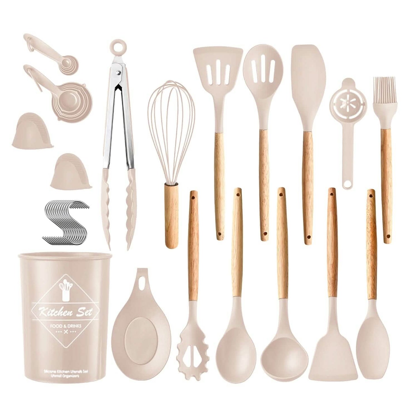35-teilig: Küchenutensilien-Set