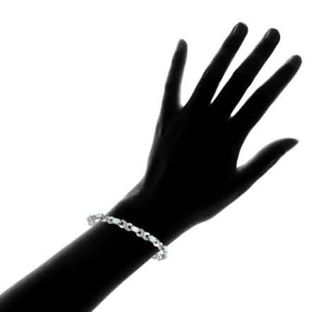 3,55 CTW echtes Opal „XOXO“-Opalarmband von MUIBLU Gems