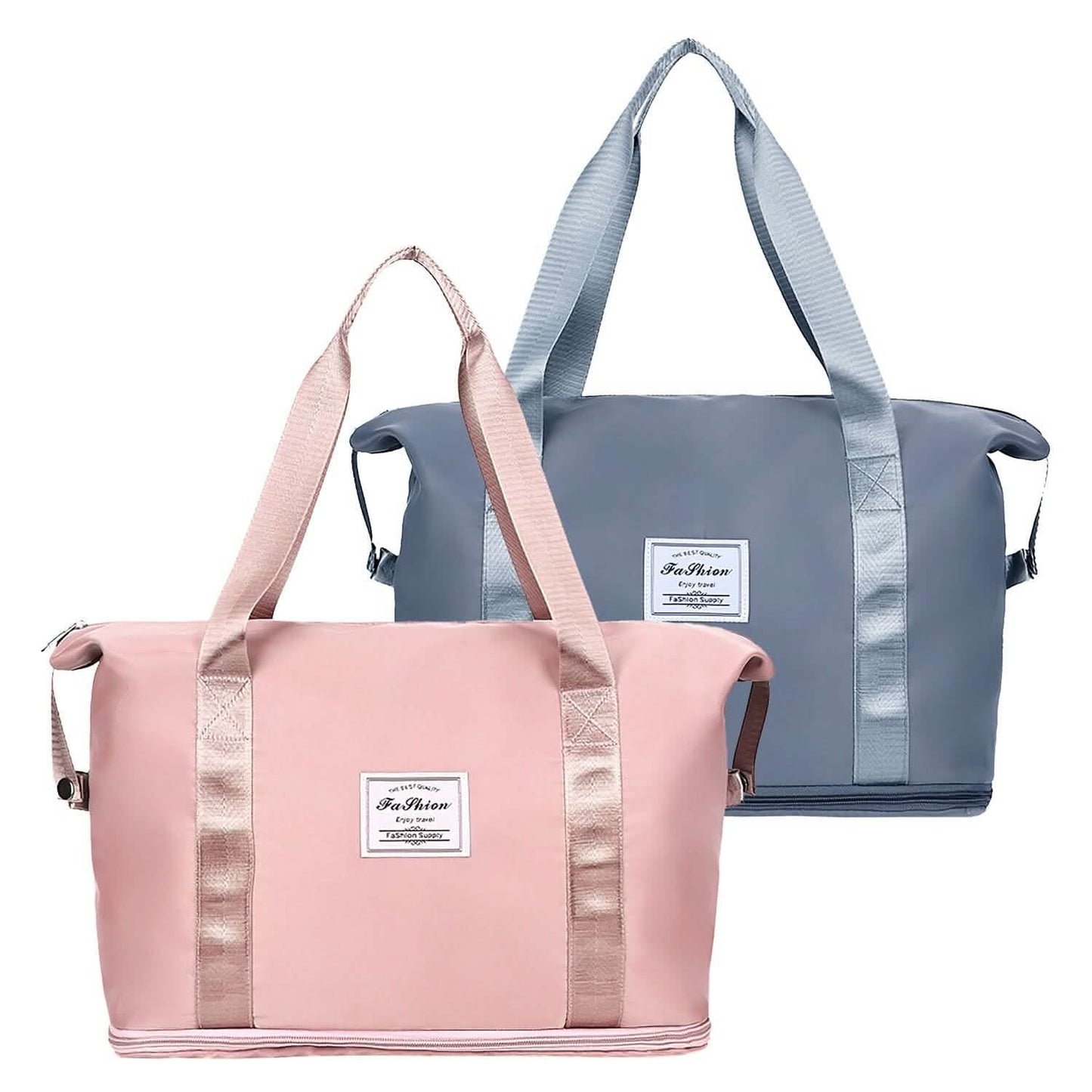 35L/9,2Gal Reisetasche mit Schultergurt und Trolley-Aufsteckfunktion