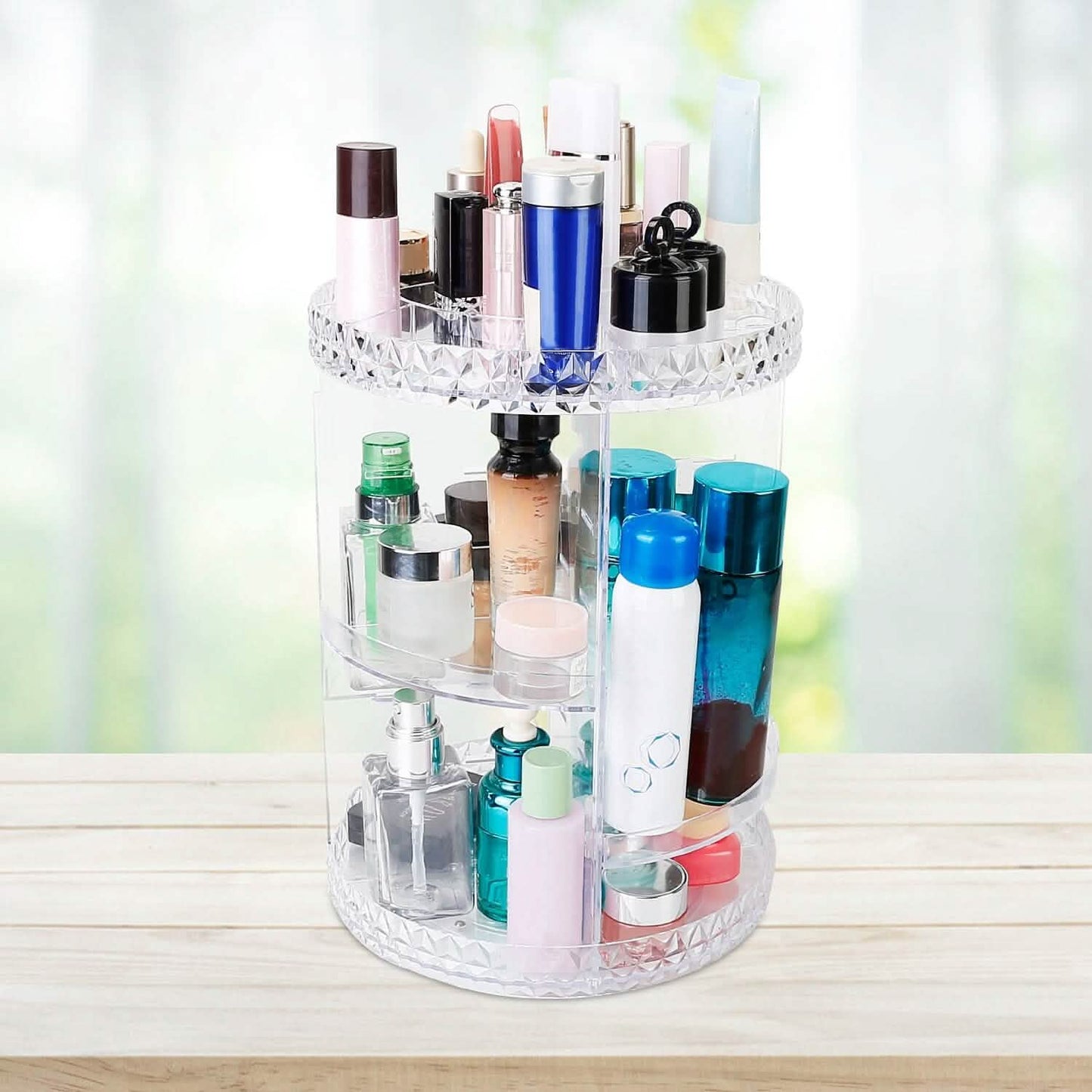 360° drehbarer Make-up-Organizer