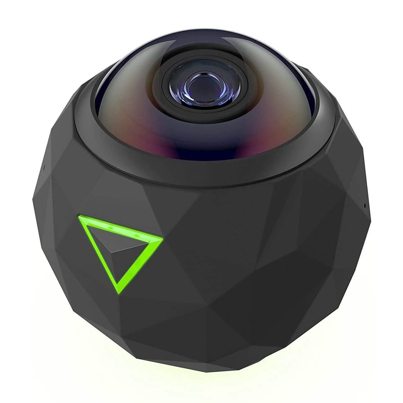 360Fly 4K VR-fähige Action-Videokamera Professioneller Camcorder - Schwarz (Generalüberholt)