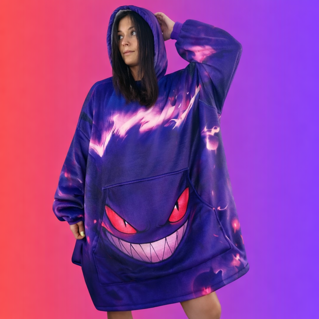 Gengar tragbarer Deckenpullover für Kinder & Erwachsene