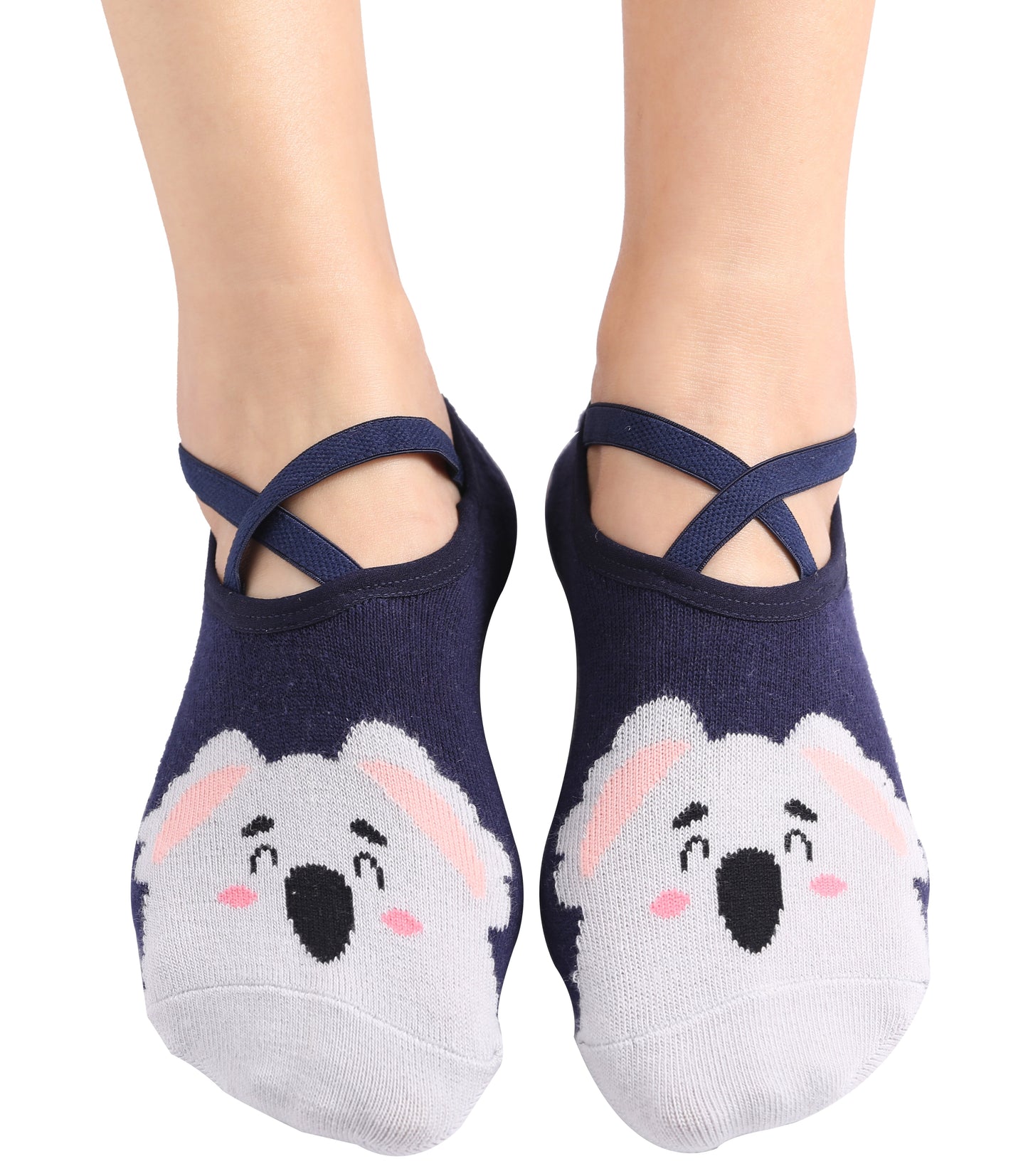 Rutschfeste Krankenhaus-Socken für Damen (Tiere)