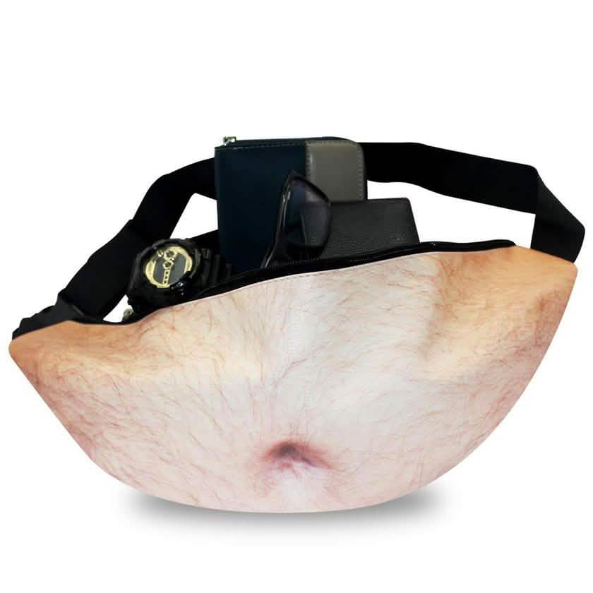 3D Bierbauch-Gürteltasche und Top-Streichgeschenk Reise-Tragetasche