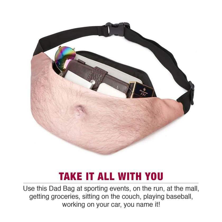 3D Bierbauch-Gürteltasche und Top-Streichgeschenk Reise-Tragetasche