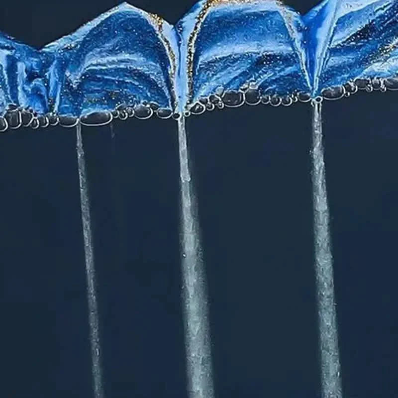3D-Tiefsee-Bewegungssand-Kunst, Entspannende Kinetische Sandlandschafts-Kunsttisch-Desktop-Dekoration