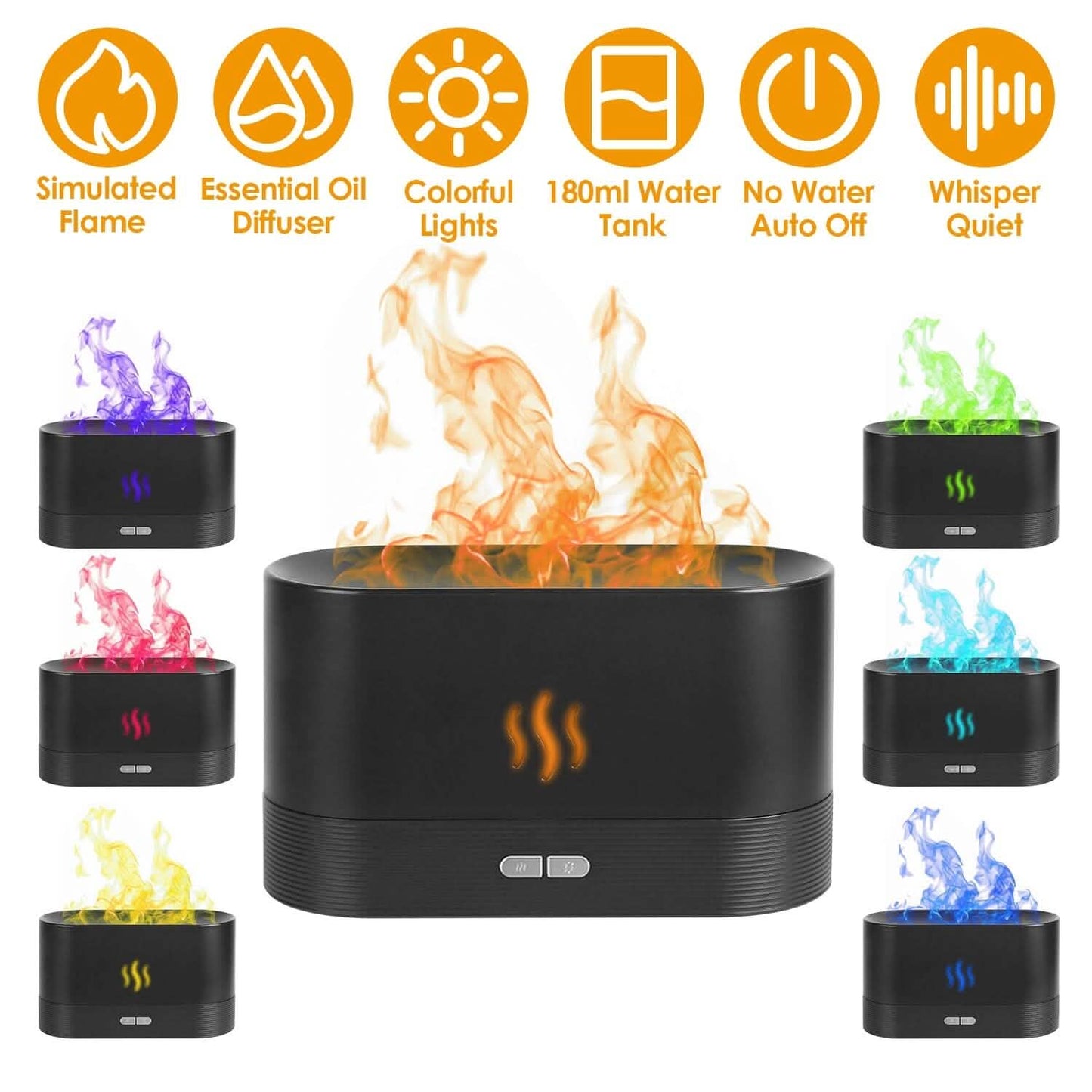 3D-Flammen-Luftbefeuchter