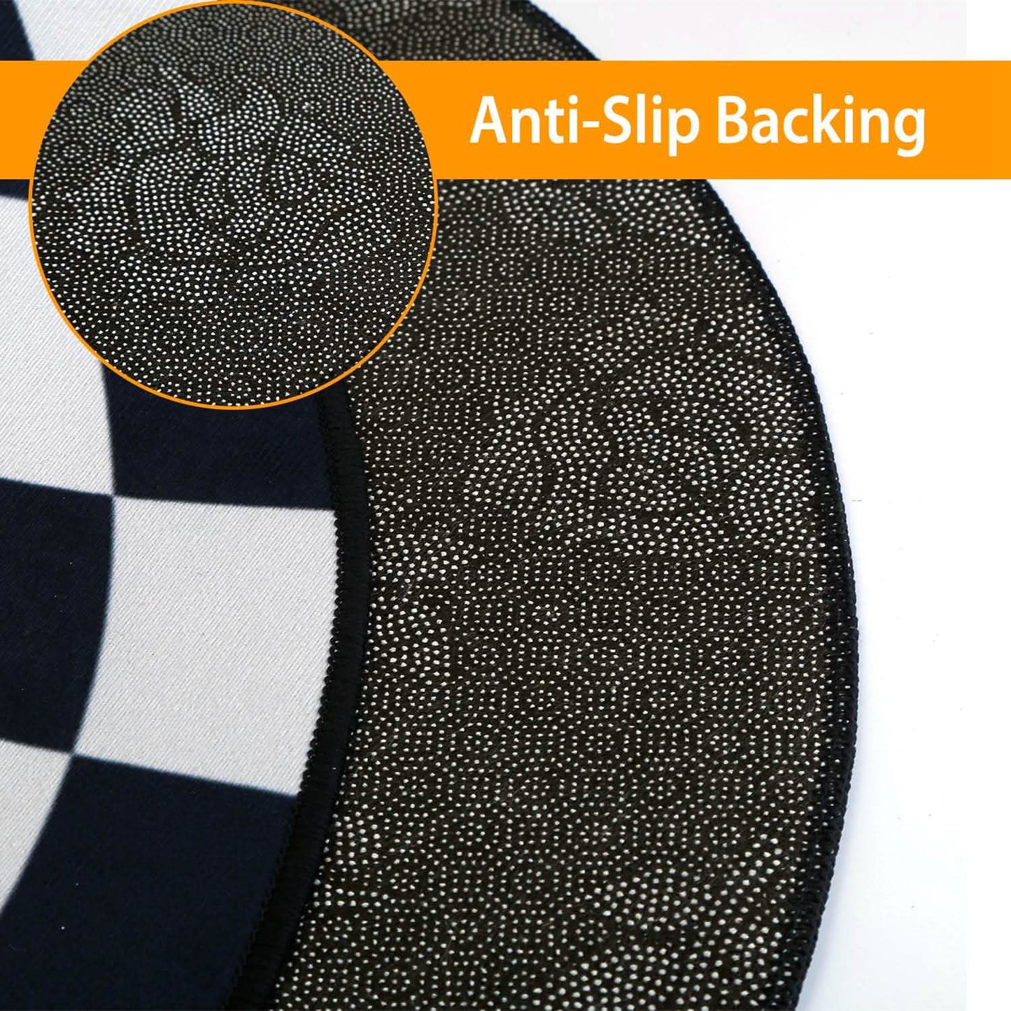 Rutschfeste 3D-Bodenmatte mit visueller Flächendarstellung