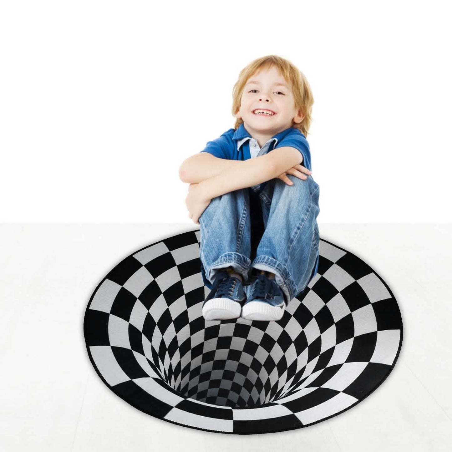 Rutschfeste 3D-Bodenmatte mit visueller Flächendarstellung