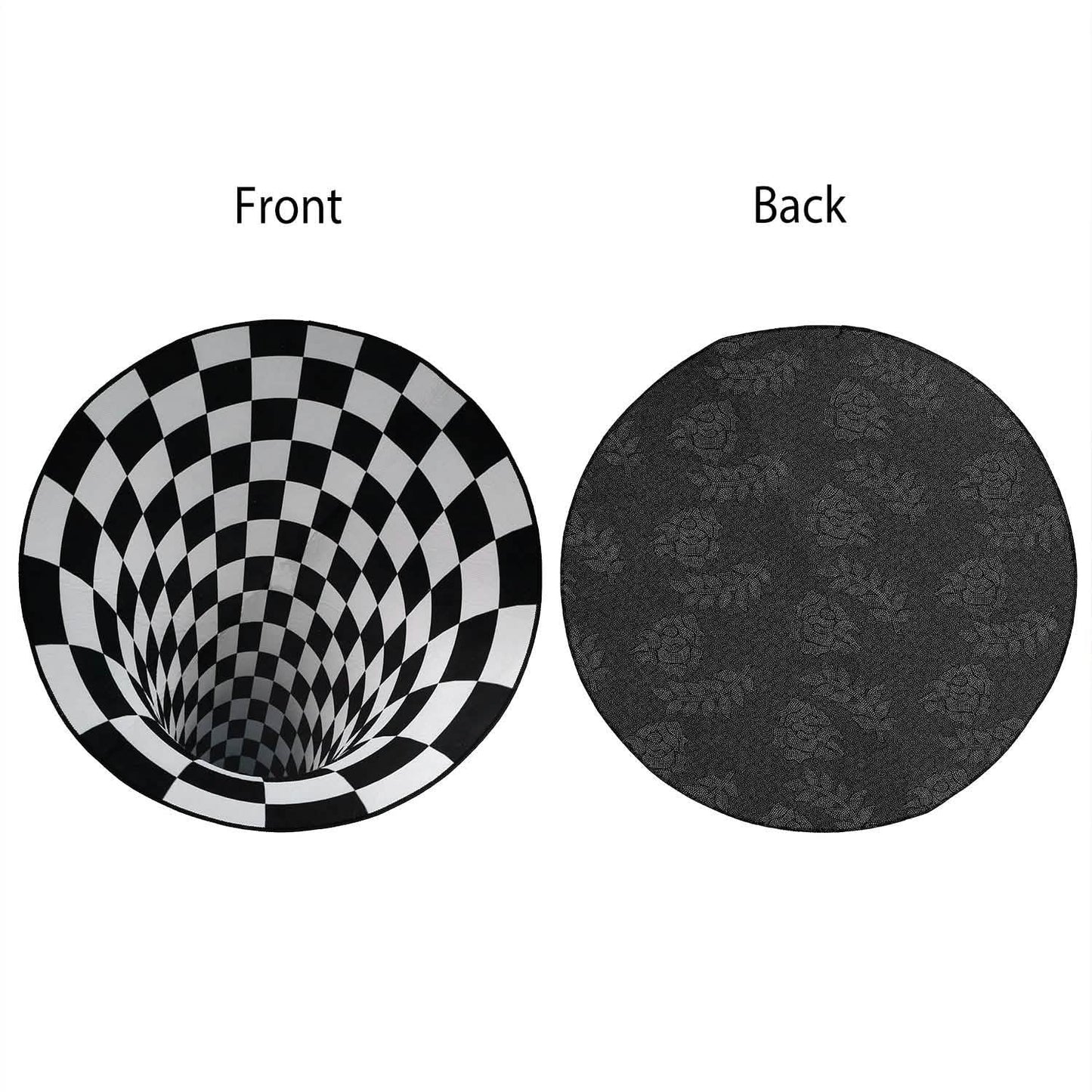 Rutschfeste 3D-Bodenmatte mit visueller Flächendarstellung