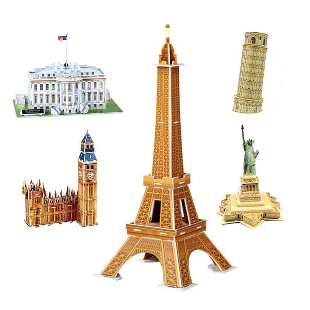 3D-Architektur-Puzzle