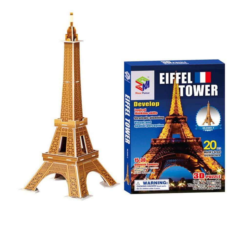 3D-Architektur-Puzzle