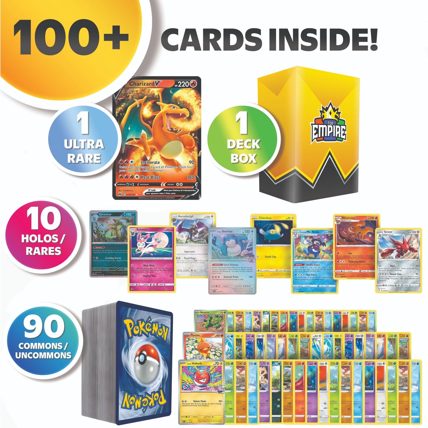 Pokémon Ultrarares Kampf-Bundle – garantiert über 100 Karten