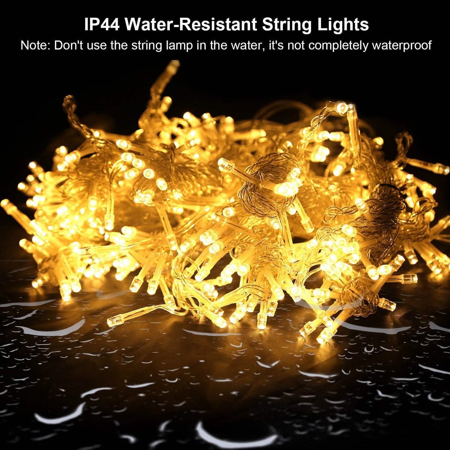 3M 300 LEDs Lichtervorhang mit Fernbedienung