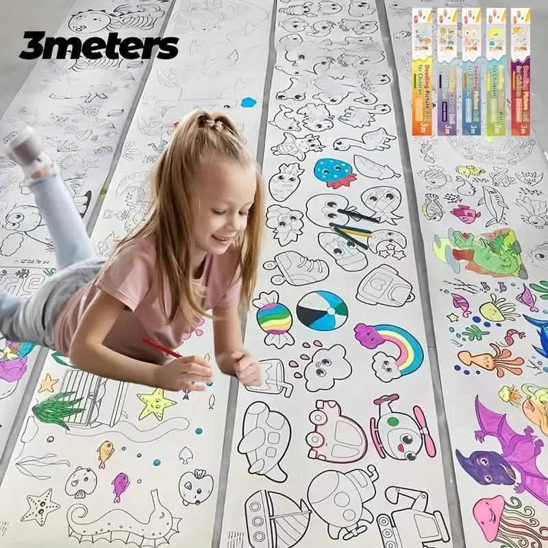 3M Malpapierrolle DIY Malerei Farbfüllung