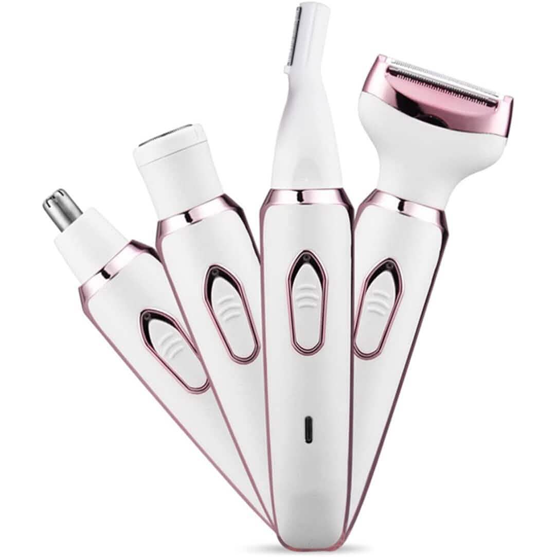 4-in-1 Elektrorasierer für Frauen