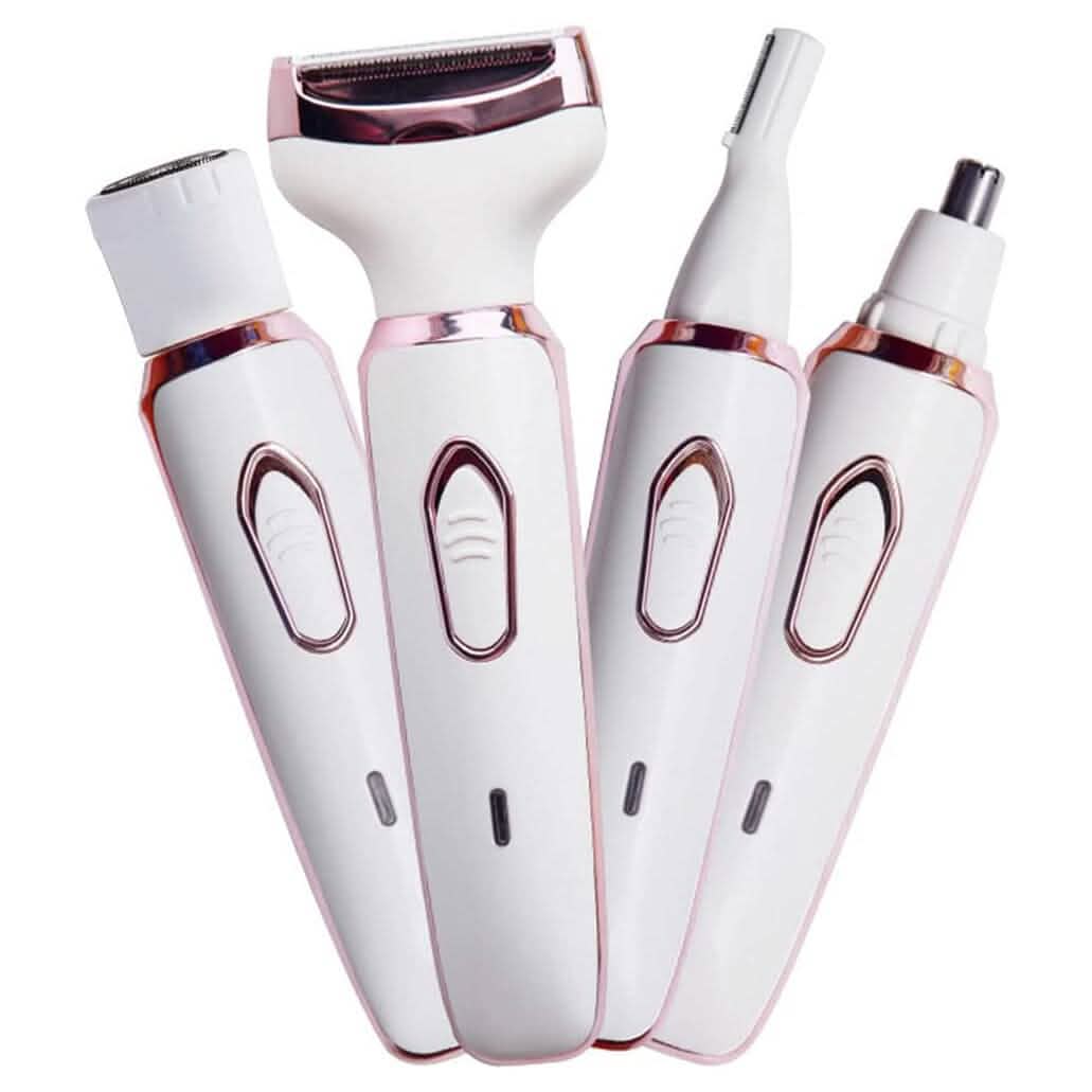 4-in-1 Elektrorasierer für Frauen
