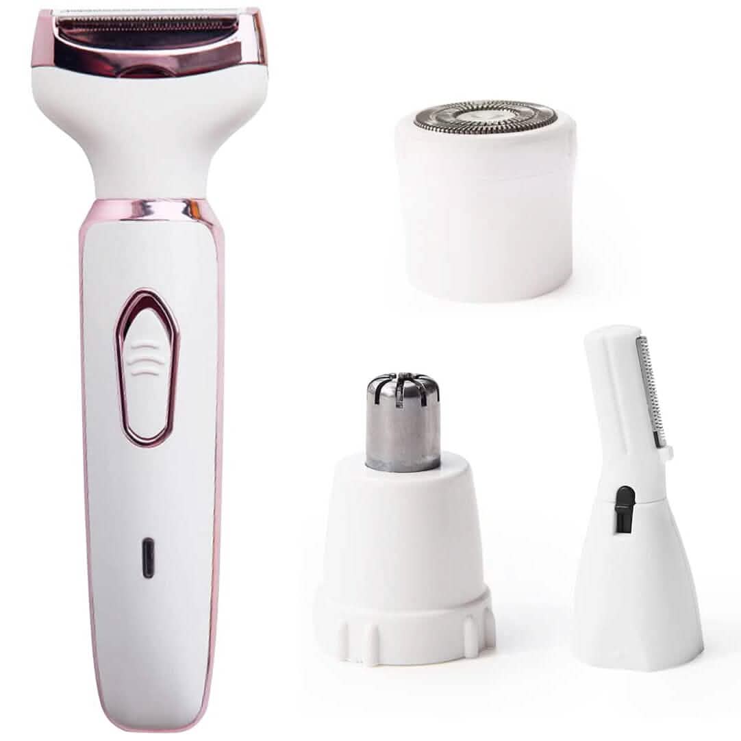 4-in-1 Elektrorasierer für Frauen
