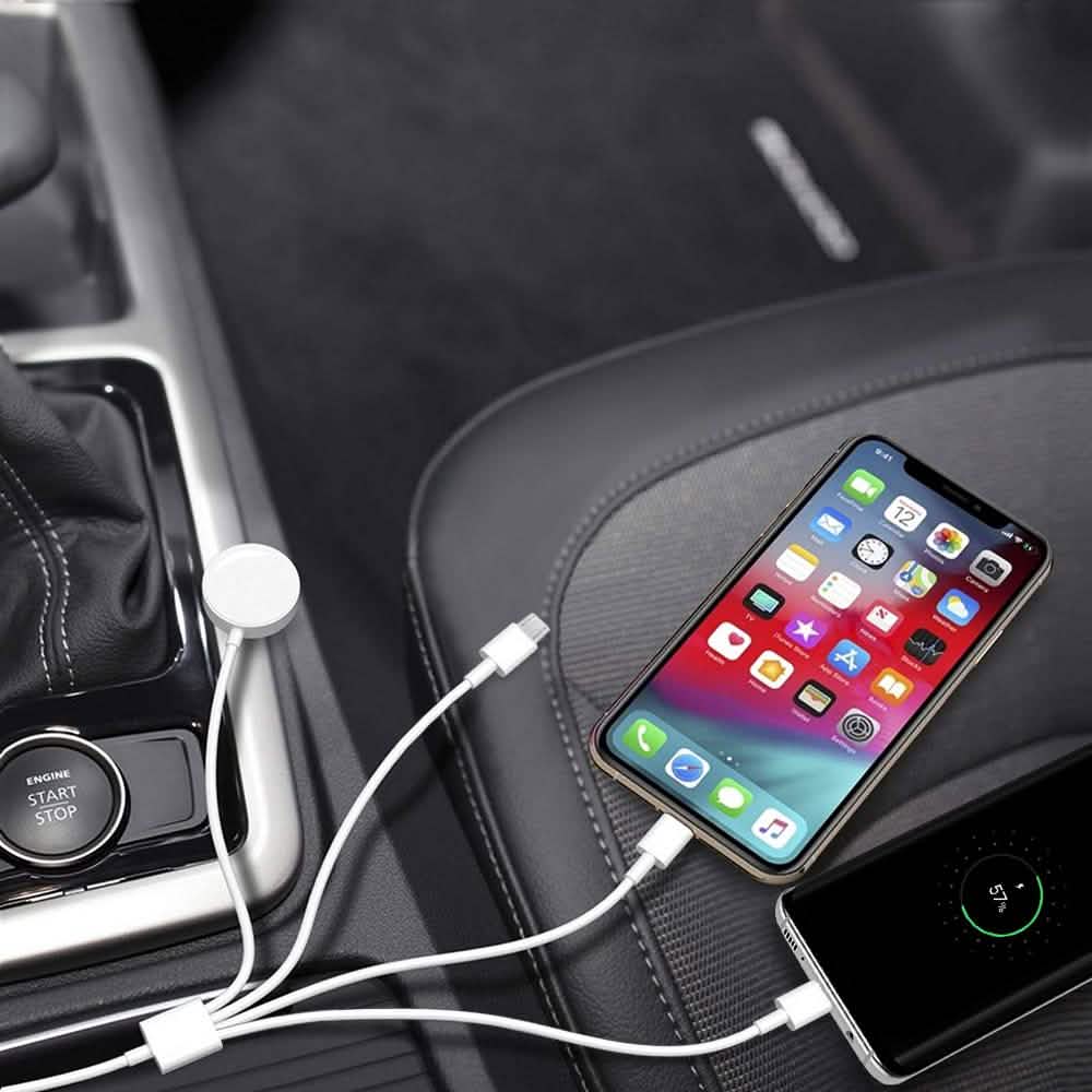 4-in-1 Multi-Port- und Apple Watch Ladegerät
