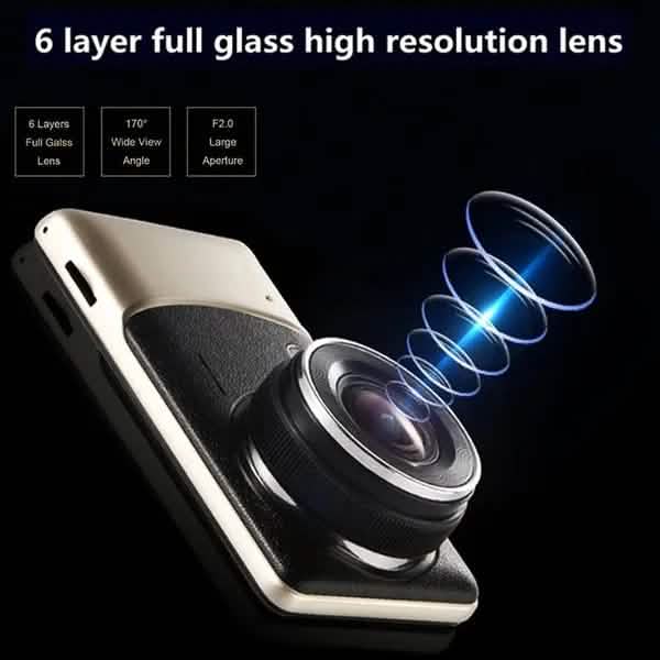 4 Zoll FHD Bildschirm Auto Kamera Auto Dashcam