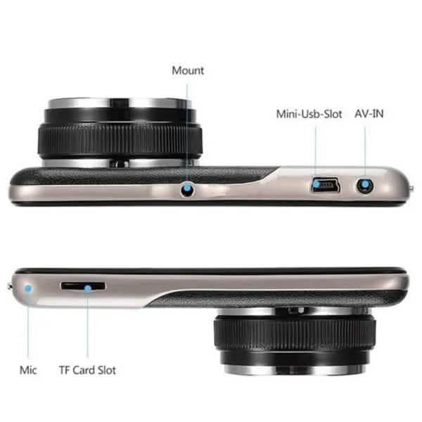 4 Zoll FHD Bildschirm Auto Kamera Auto Dashcam