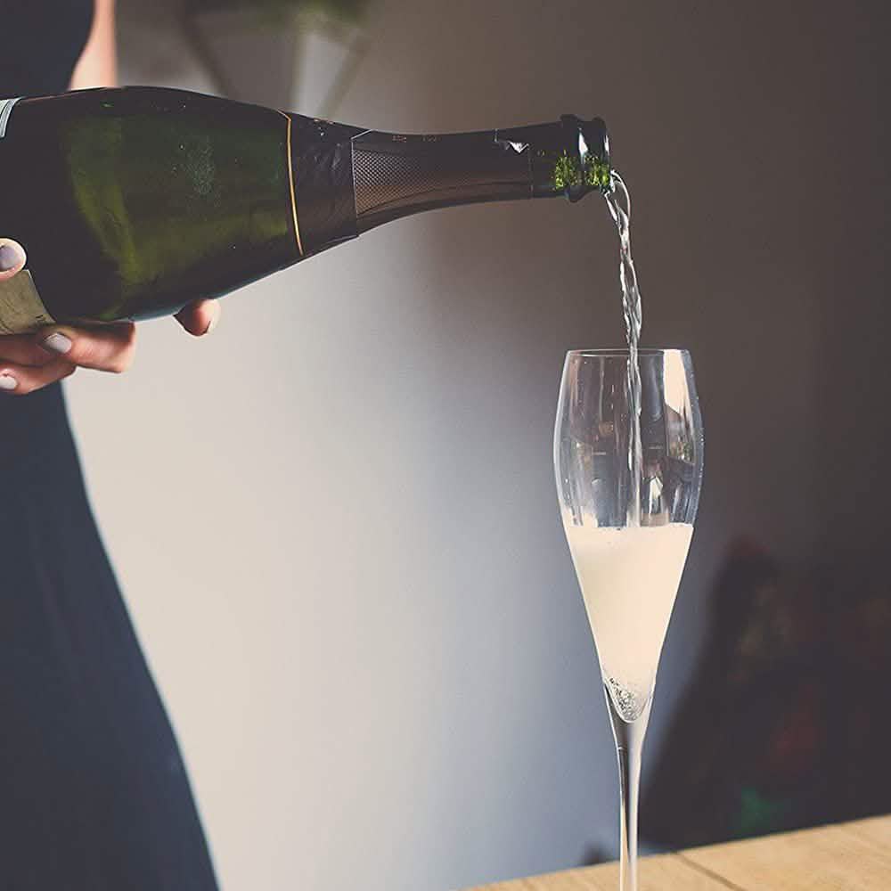 4er-Set: Bella Vino Standard Rot-/Weißweingläser aus handgeblasenem Kristall