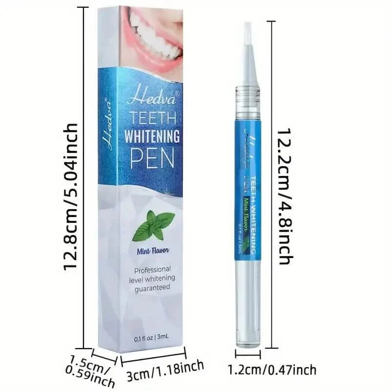 4er-Pack: Aufhellender Zahnaufhellungs-Gelstift mit Minzgeschmack, 3 ml/0,1 fl oz